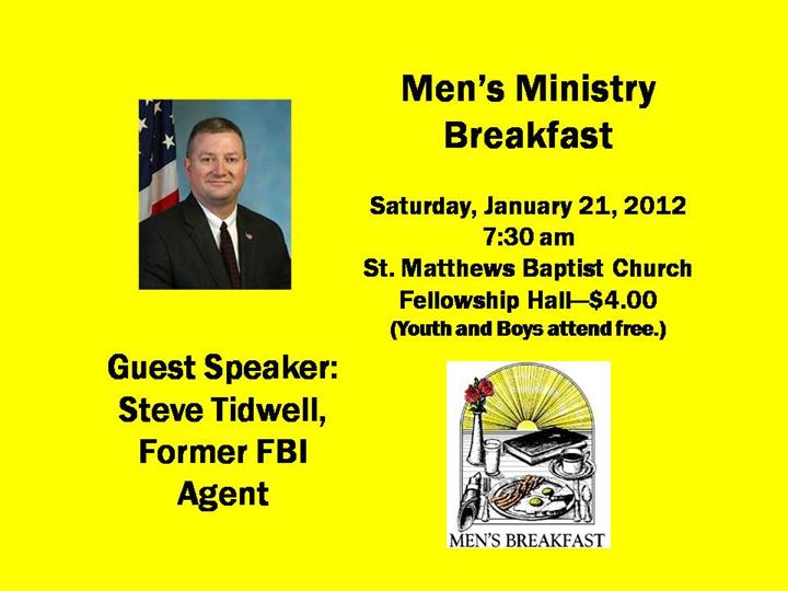 Men’s Ministry Breakfast